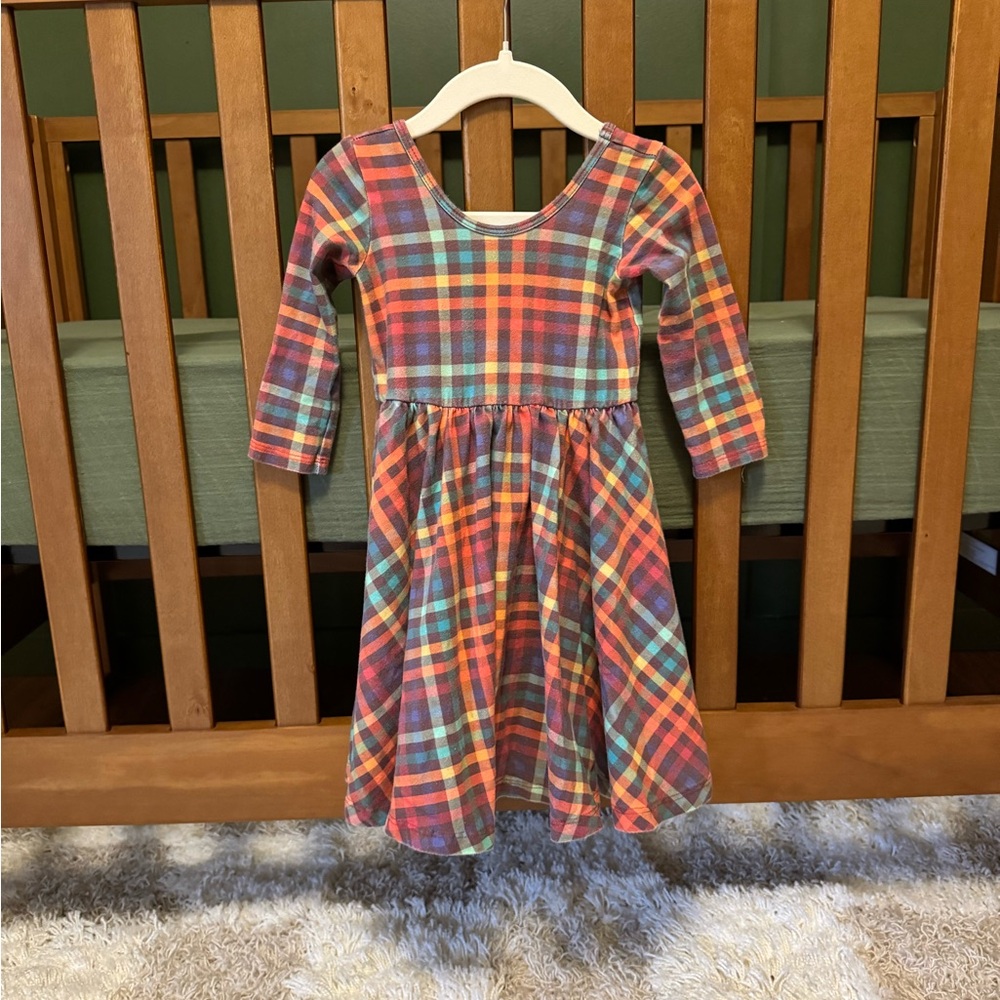 Alice and Ames - Plaid Multicolor Kids Dress size 4 GUC